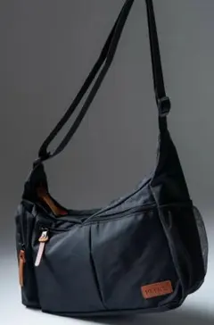 【新品タグ付き】DEVICEフロントダブルポケット ナイロン ショルダーバッグ