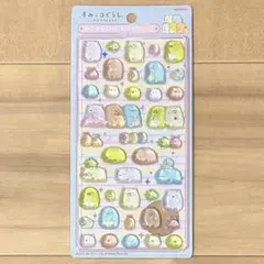 クーリア ボンボンドロップシール すみっコぐらし 水色 ぷっくりシール
