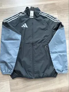 adidas ウィンドブレーカー ブラック/グレー