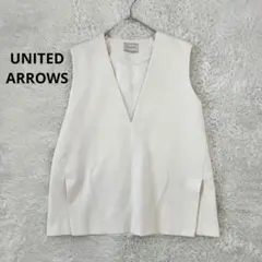 美品✨ユナイテッドアローズ　ダブルクロス ベスト ジレ