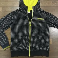 adidas ドット柄 フード付きジップアップジャケットのサムネイル