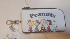 新品☆スヌーピーリール付きキーケース鍵カバーランドセル小学生③