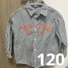 マイリトルワンダー・120・シャツ・ボーダー・長袖