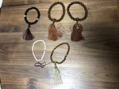 ✨️まとめ売り✨️数珠 5個セット タッセル付き