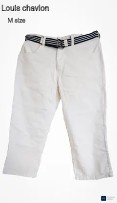 Louis chavlon クロップドパンツ　ベルト付きM sizeのサムネイル