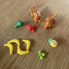 LEGO 小物　七面鳥　ターキ　果物