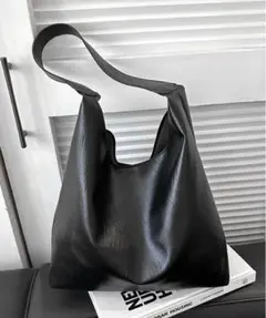 JOHNNY WOLF ワンショルダートートバッグ 黒 モード