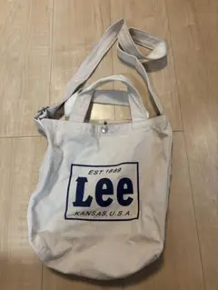 Lee アイボリー ショルダーバッグ