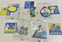 PUPPET SUNSUN ラバーキーホルダー 全5種セット