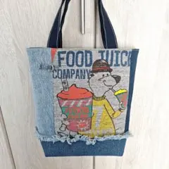 デニムリメイク　トートバッグ