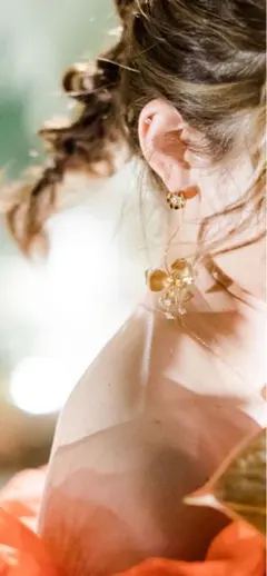 ウェディング ピアス ブライダルアクセ 前撮り　結婚式　卒花