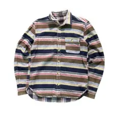 7AS1 リバーシブル　フランネルシャツ　アメカジ　古着　used