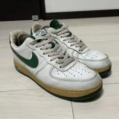 Nike Air Force 1 ホワイト/グリーン スニーカー