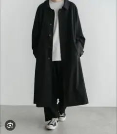 remer long coat/ルーズステンカラーコート