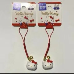 サンリオ　ハローキティ　キーホルダー　鈴付き　新品　携帯ストラップ　かわいい