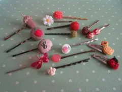 ヘアピン15個セット かわいい系