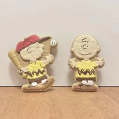 【美品】チャーリー・ブラウンマグネット2個セット