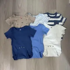 12〜18ヶ月　半袖ロンパース　6点セット