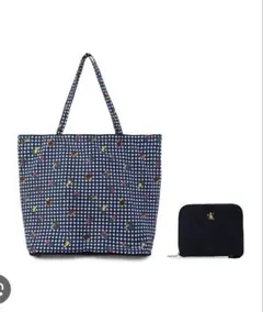 学校フェイラー　携帯バッグ　 ネイビー トートバッグ　新品未使用品　タグ付き