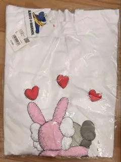KAWS + WARHOL Tシャツ ホワイト Lサイズ