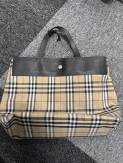 Burberry チェック柄 トートバッグのサムネイル