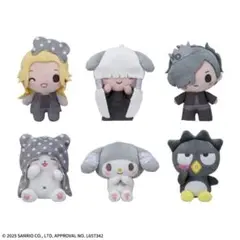 -真天地開闢集団-ジグザグ×サンリオキャラクターズマスコット　全6種セ