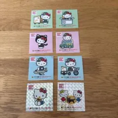 クロネコヤマト　キティちゃん　シール　ステッカー　８枚 コンプリート