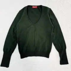 REPLAY リプレイ ウールニット セーター S イタリア製 緑 カーキ