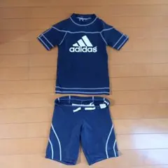 adidas ネイビー 、白　水着 男の子用