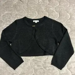 a.v.v カーディガン ボレロ　110 黒 ラメ入り
