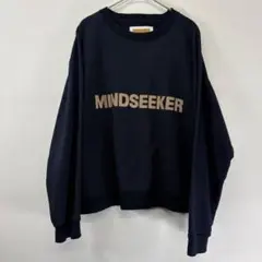 mindseeker フェルトロゴオーバーサイズスウェットカットソーのサムネイル