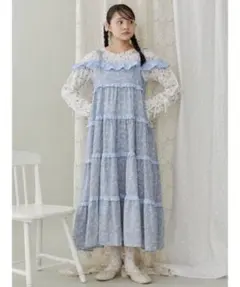 オフショルfrillキャミワンピース