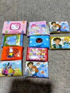 未開封〉昭和レトロ ポケットティッシュ 7個 サンリオ ニッセイ