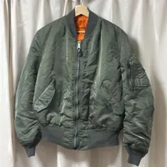 90sアルファインダストリーズ MA-1フライトジャケット USA製 ALPHA