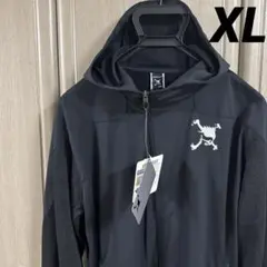 オークリー/OAKLEY フード付きジャケット XL/ネイビー/スカル/ゴルフ
