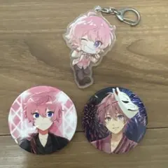 すとぷり さとみ アクリルキーホルダー 缶バッジ