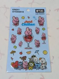 BTS BT21 EPOXY STICKER B エポキシシールのサムネイル