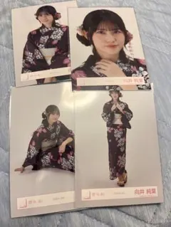 向井純葉　櫻坂46 2025年　浴衣　ランダム生写真　4種コンプ