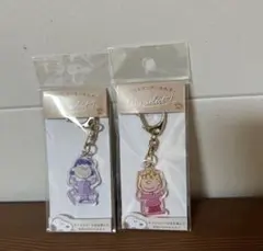 スヌーピー グッズ キーリング キャラクター アクリルキーホルダー　2点