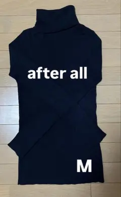 after all ネイビー タートルネック Mのサムネイル