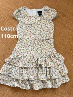 zunie キッズ　花柄フリルワンピース コストコのサムネイル