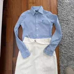 美品　ラルフローレン　スリムストレッチシャツ