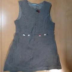 ファミリア　グレージャンパースカート　100