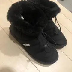 moz ブラック ショートブーツ