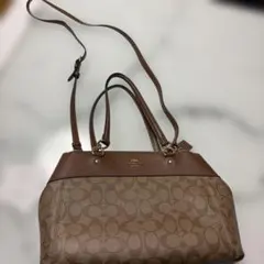 COACH ブラウン ショルダーバッグ