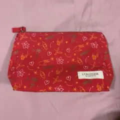 L'OCCITANE ポーチ 赤