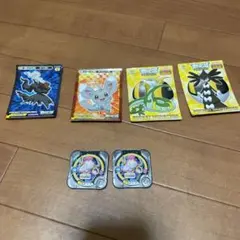 ポケモントレッタ　映画限定フーパ2枚　& シール4枚。0