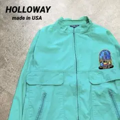 90s前後 HOLLOWAY USA製 ワッペン ブルゾン XL