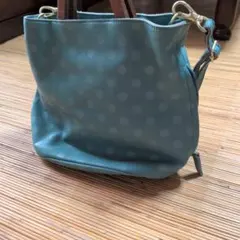ear PAPILLONNER 2WAY ドット柄 レザー ショルダーバッグ
