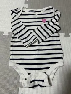 baby GAP ストライプロンパース 6-12ヶ月